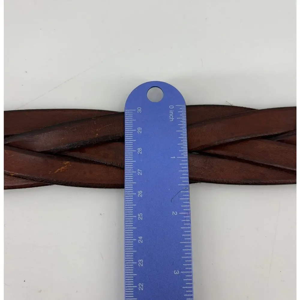 Y2K Banana Republic Women's Top Braided Brown Belt 30/Small